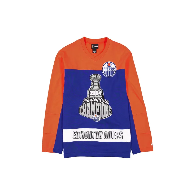 Edmonton Oilers Past Glory Long Sleeve T-Shirt made by New Era