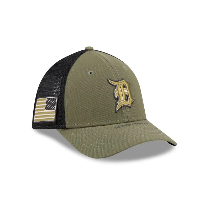 Detroit Tigers Armed Forces Day 2026 39THIRTY M-Crown Stretch Fit Hat made by New Era