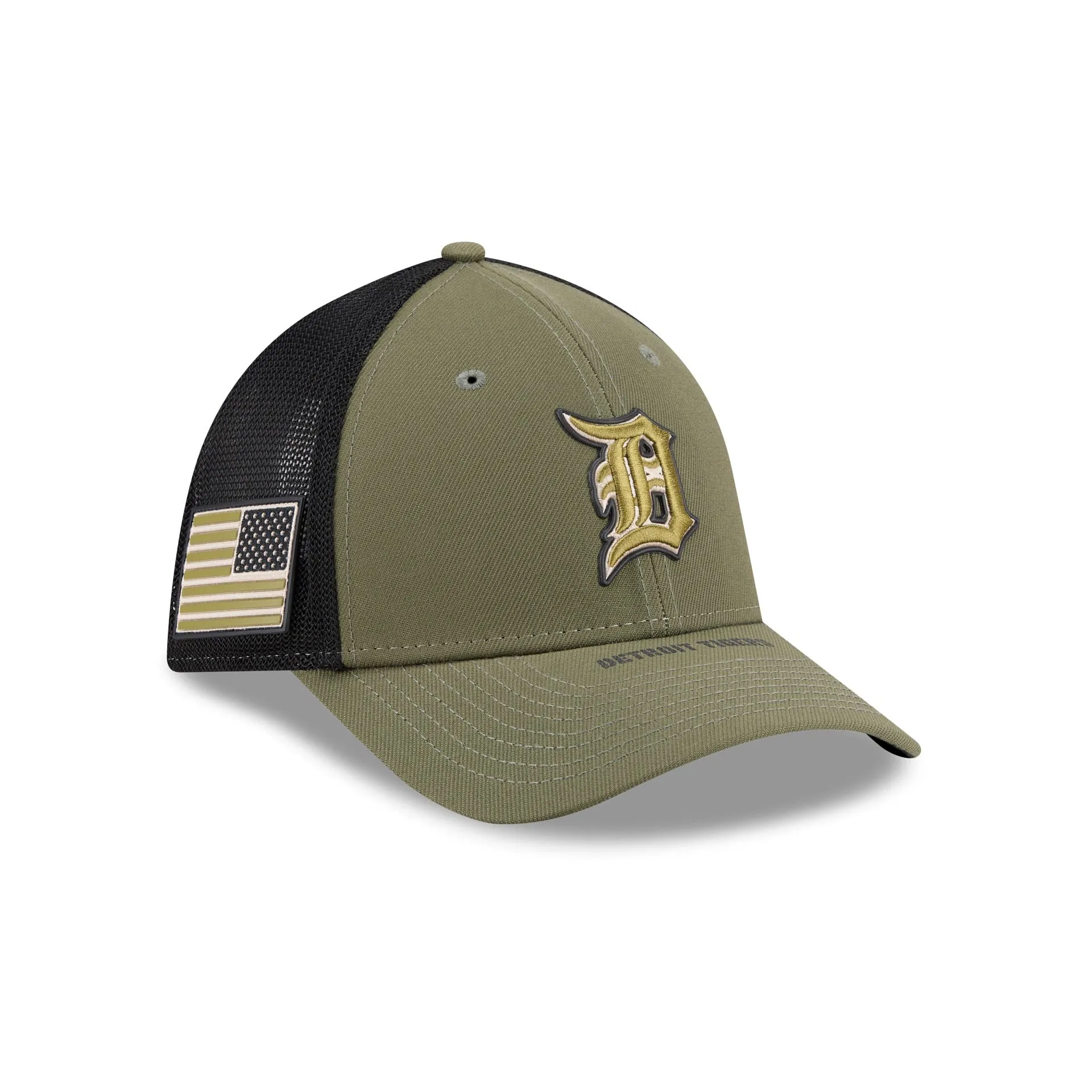 Detroit Tigers Armed Forces Day 2026 39THIRTY M-Crown Stretch Fit Hat sold by New Era