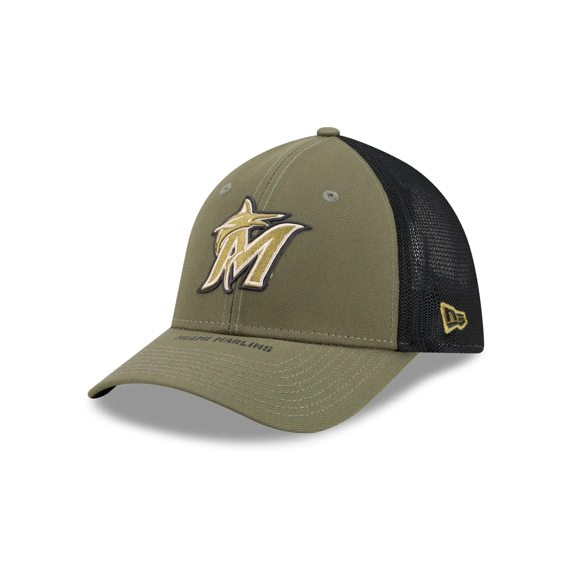 Miami Marlins Armed Forces Day 2026 39THIRTY M-Crown Stretch Fit Hat sold by New Era product image thumbnail 3