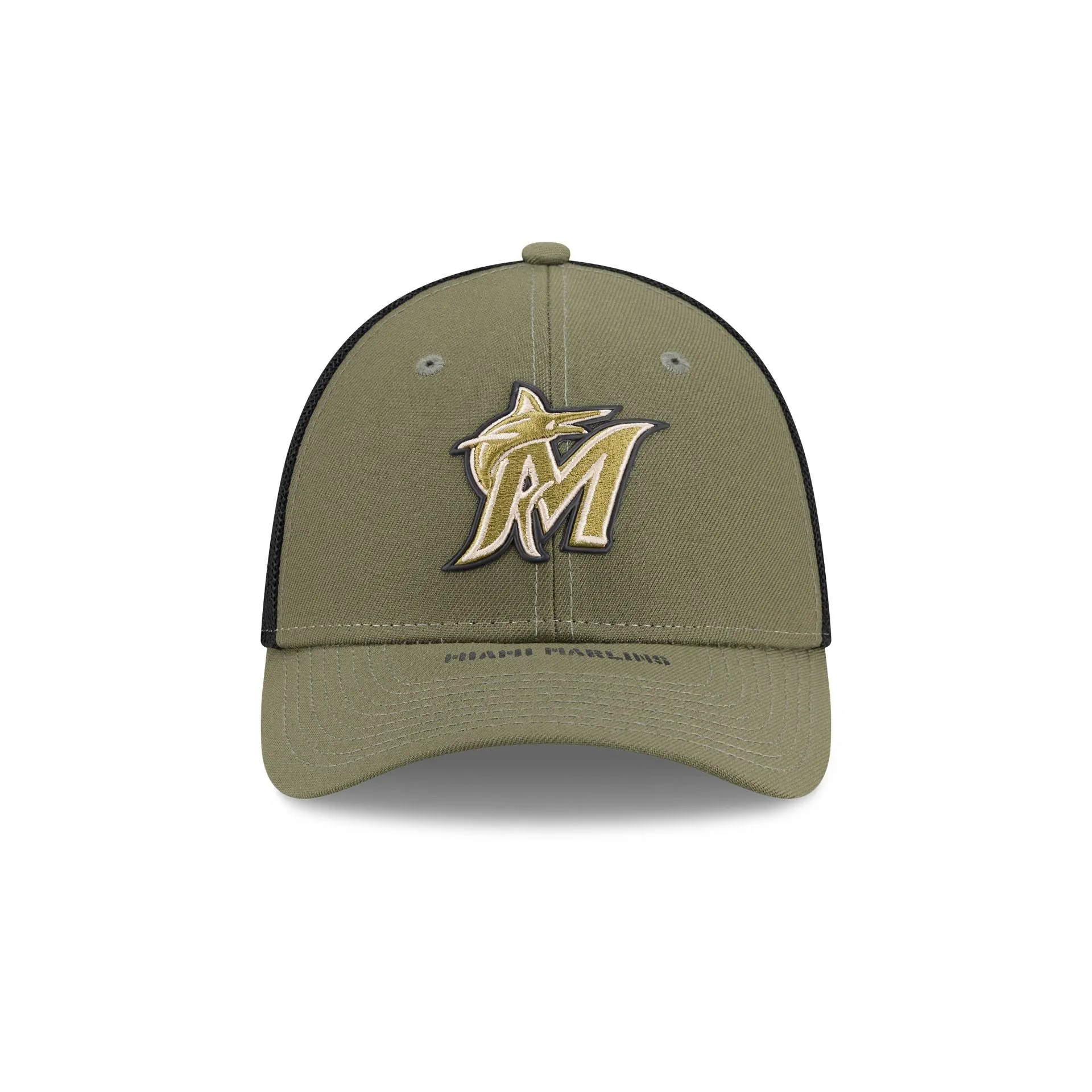 Miami Marlins Armed Forces Day 2026 39THIRTY M-Crown Stretch Fit Hat sold by New Era product image thumbnail 2