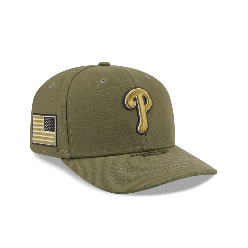Philadelphia Phillies Armed Forces Day 2026 9SEVENTY Stretch-Snap Hat made by New Era