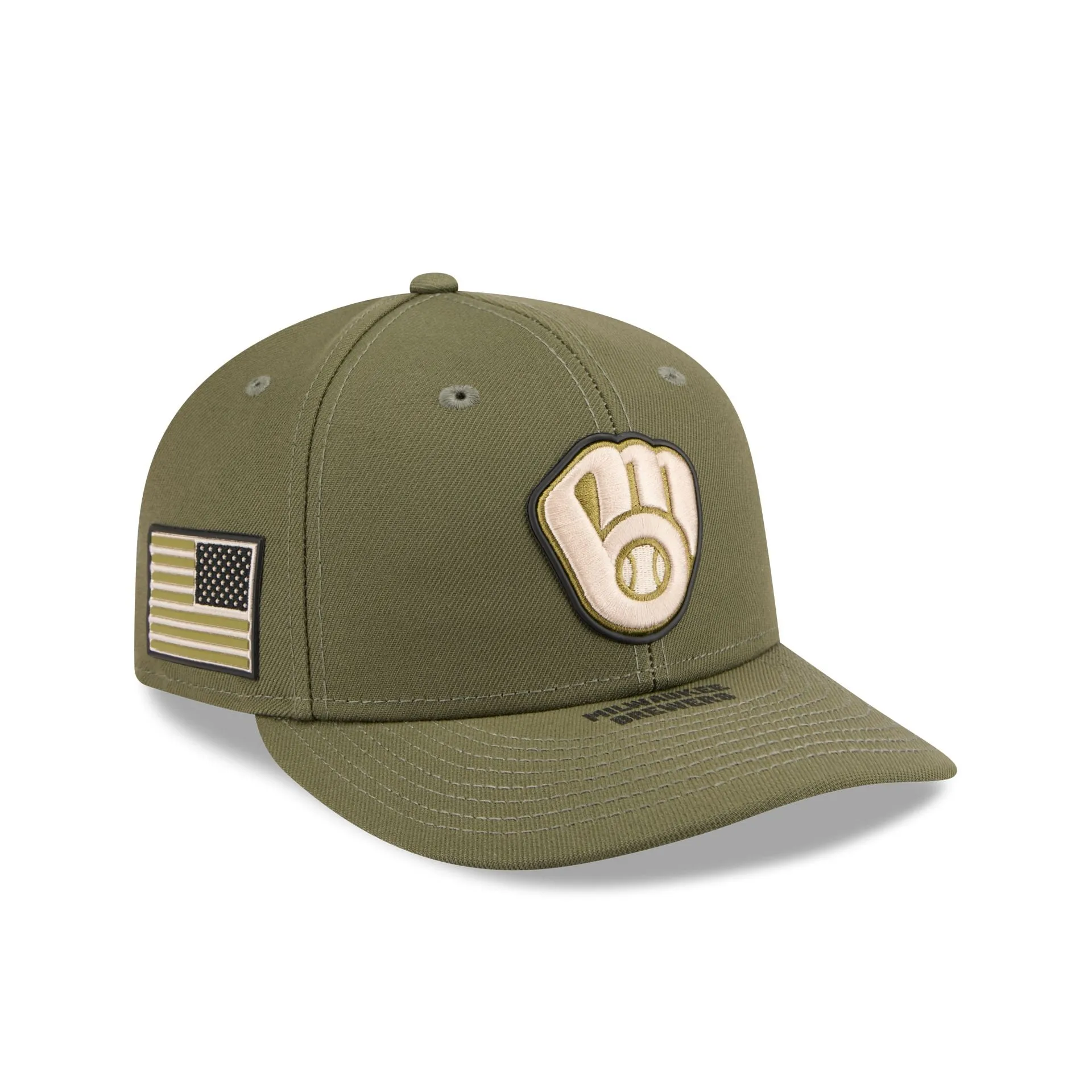 Milwaukee Brewers Armed Forces Day 2026 Low Profile 59FIFTY Fitted Hat sold by New Era