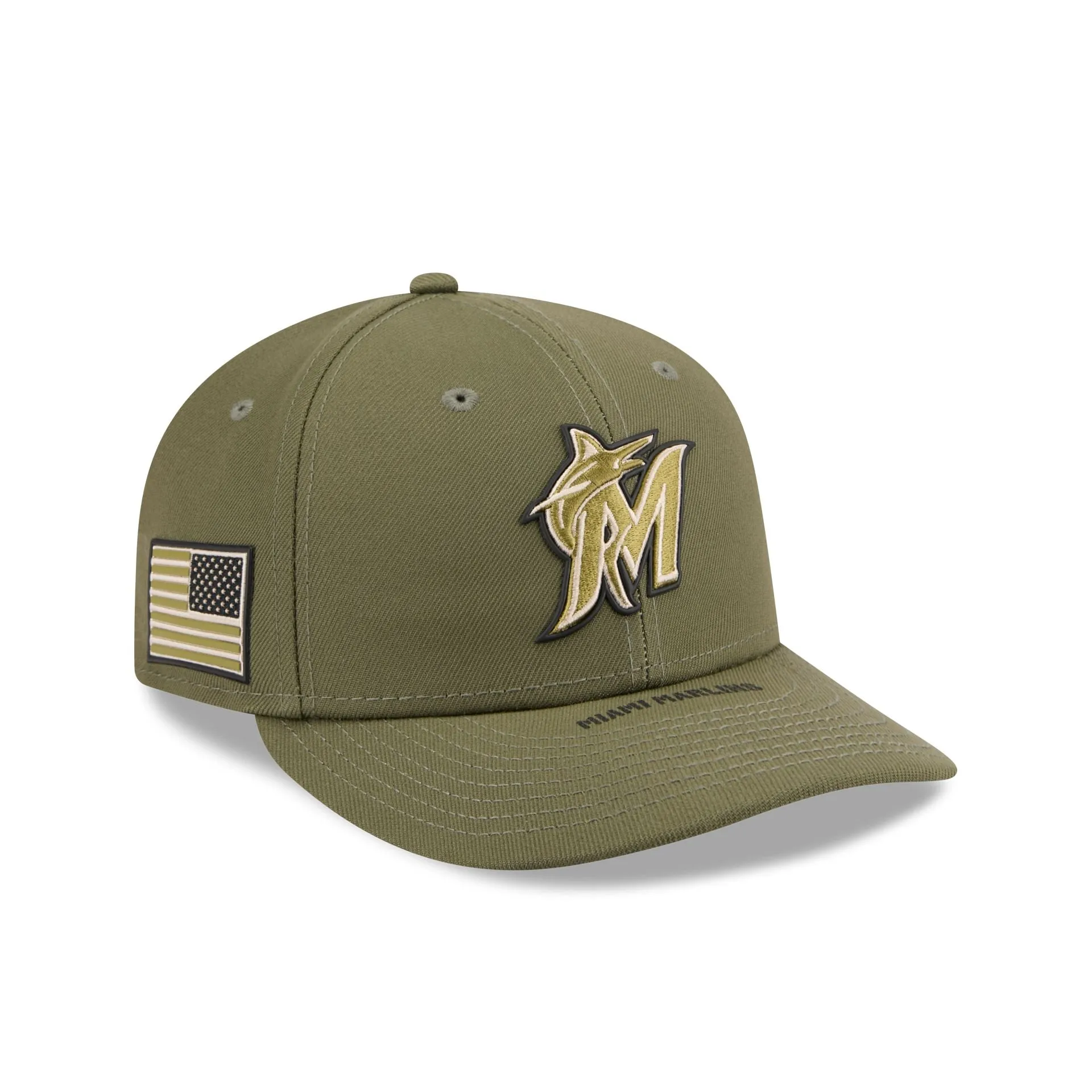 Miami Marlins Armed Forces Day 2026 Low Profile 59FIFTY Fitted Hat sold by New Era