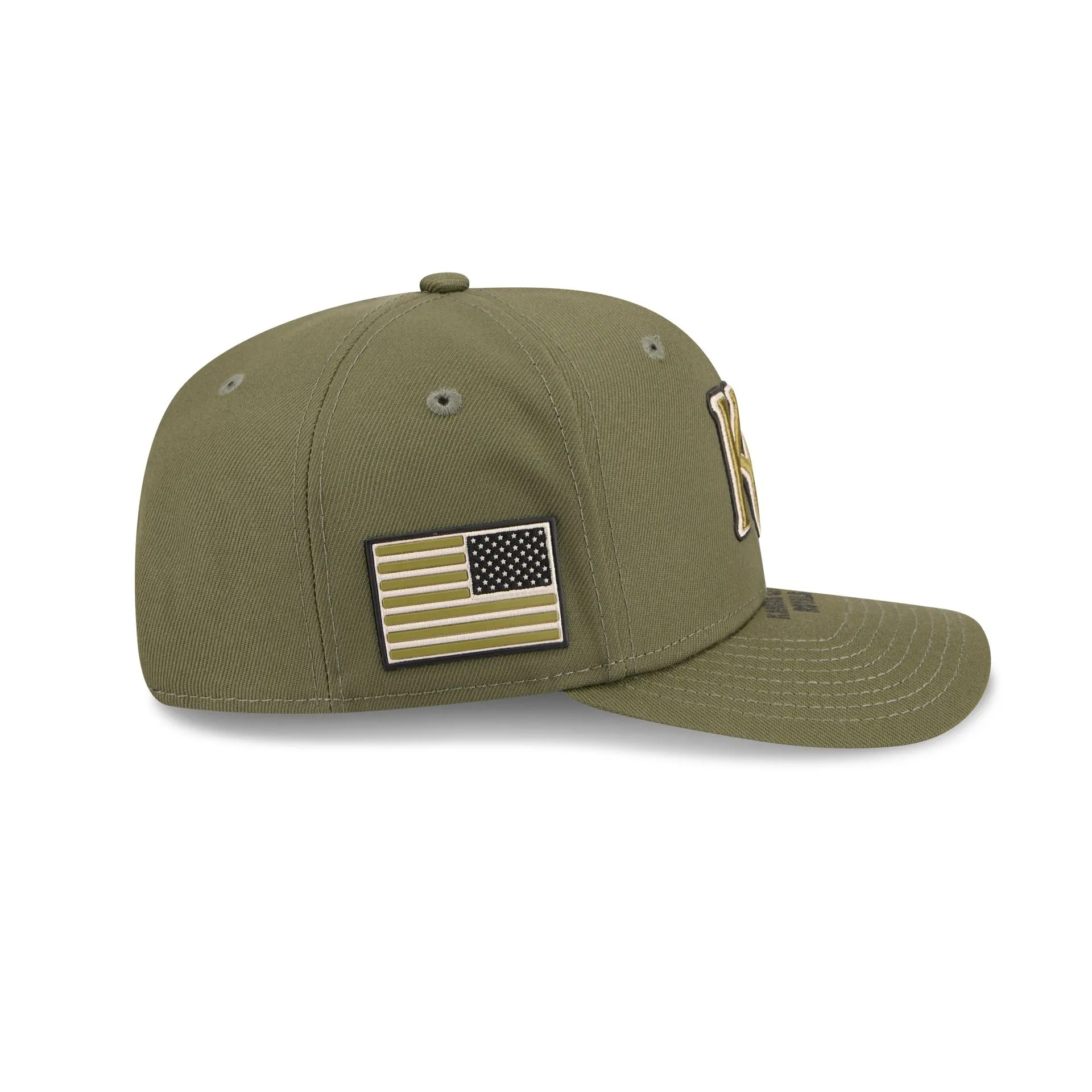 Kansas City Royals Armed Forces Day 2026 9SEVENTY Stretch-Snap Hat sold by New Era product image thumbnail 4