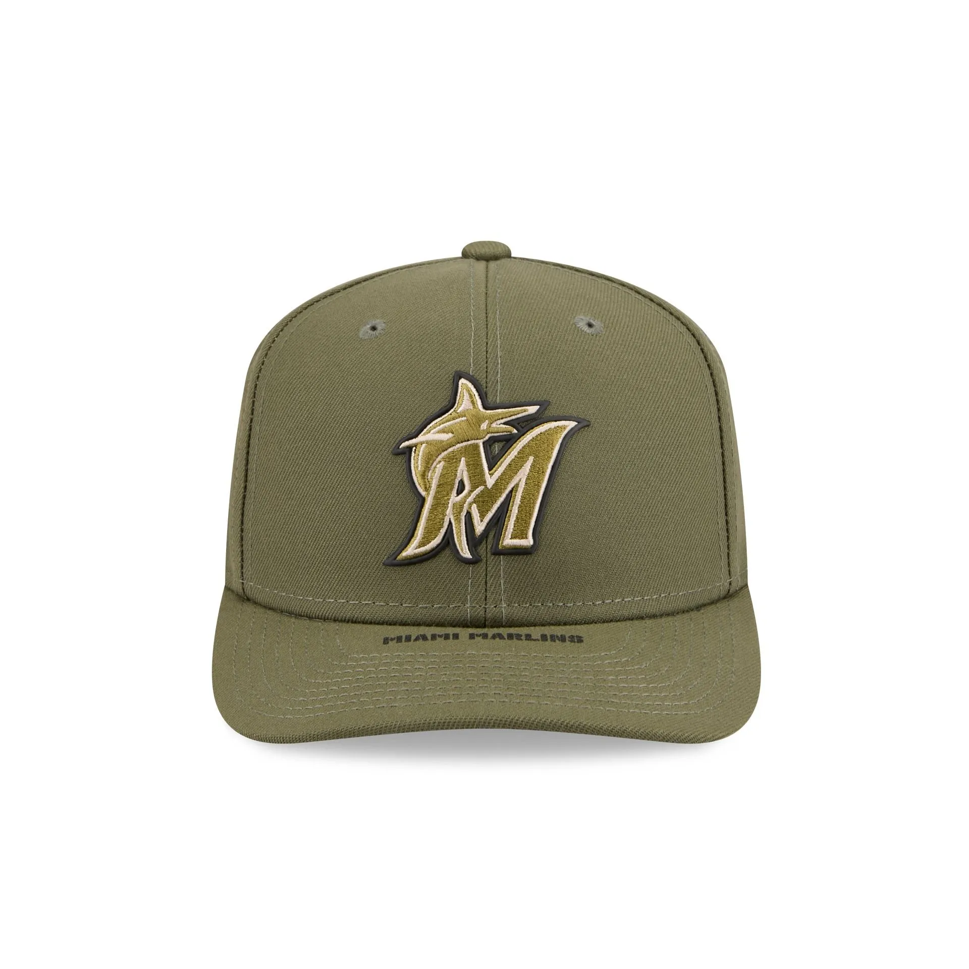 Miami Marlins Armed Forces Day 2026 9SEVENTY Stretch-Snap Hat sold by New Era product image thumbnail 2