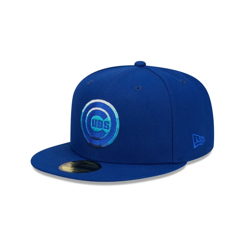 Chicago Cubs Metallic Gradient 59FIFTY Fitted Hat sold by New Era