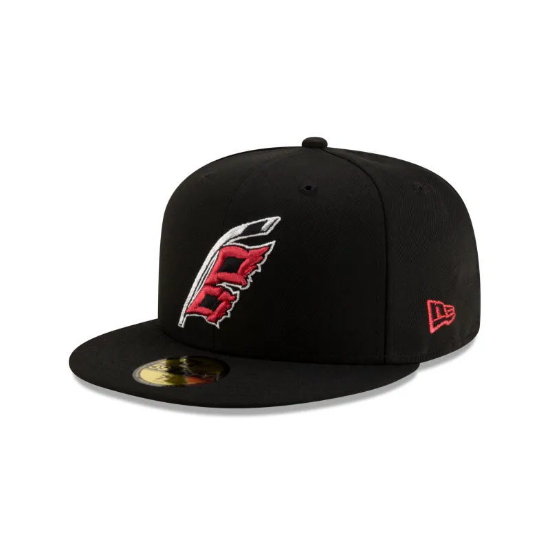 Carolina Hurricanes Black 59FIFTY Fitted Hat made by New Era
