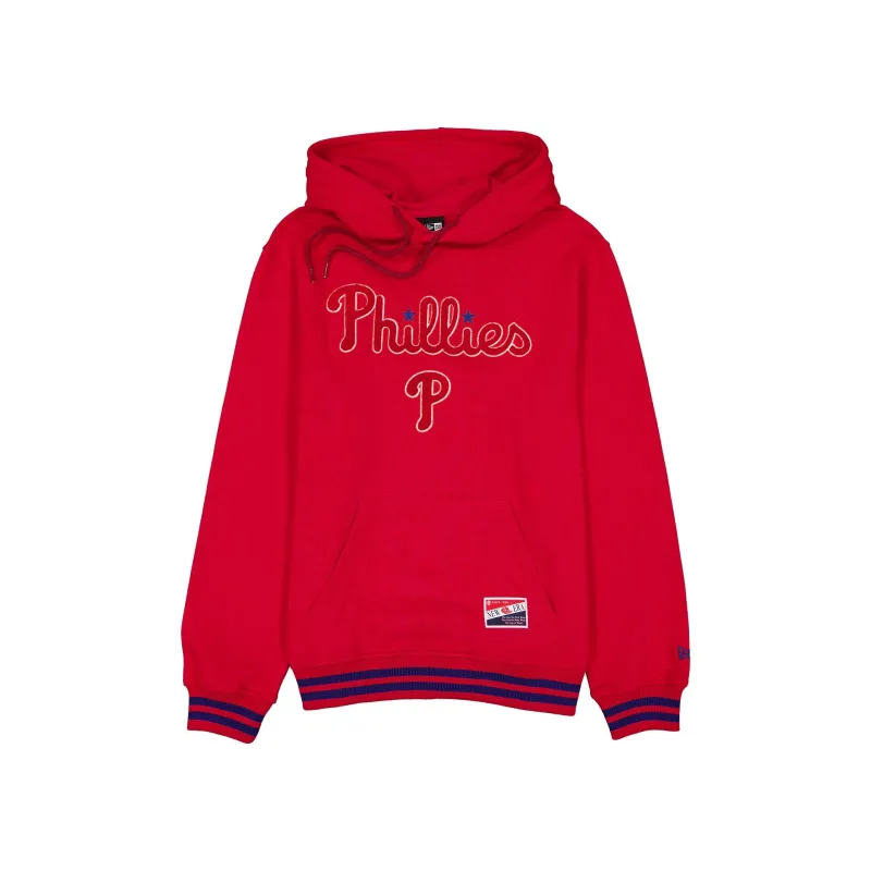 Philadelphia Phillies Throwback Felt Logo Hoodie made by New Era