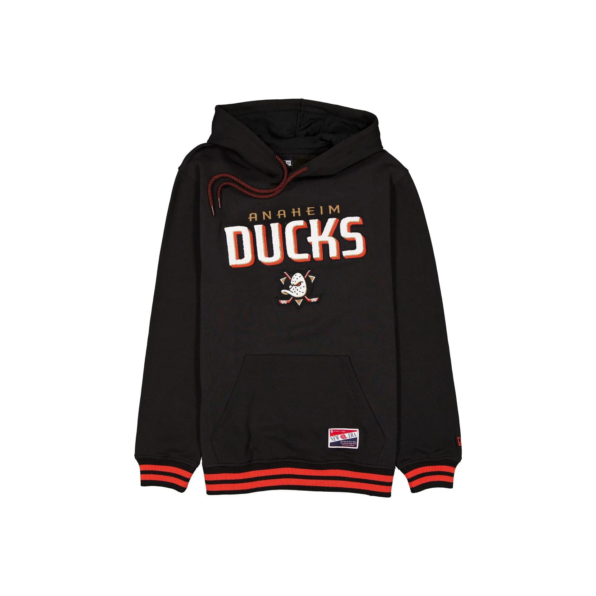 Anaheim Ducks Throwback Felt Logo Hoodie sold by New Era