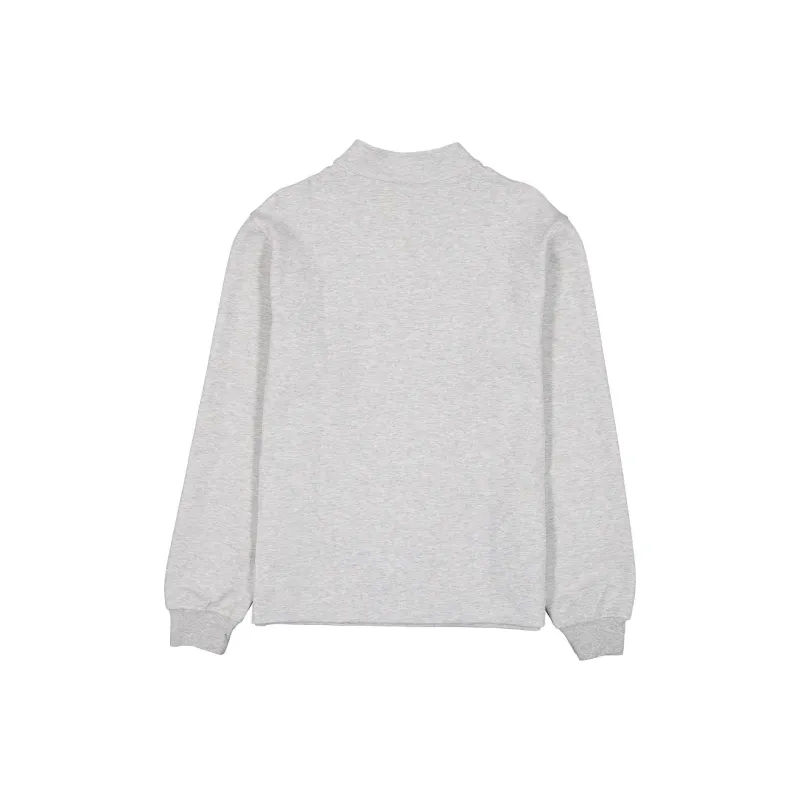 San Francisco Giants Logo Essentials Heather Gray Quarter Zip made by New Era