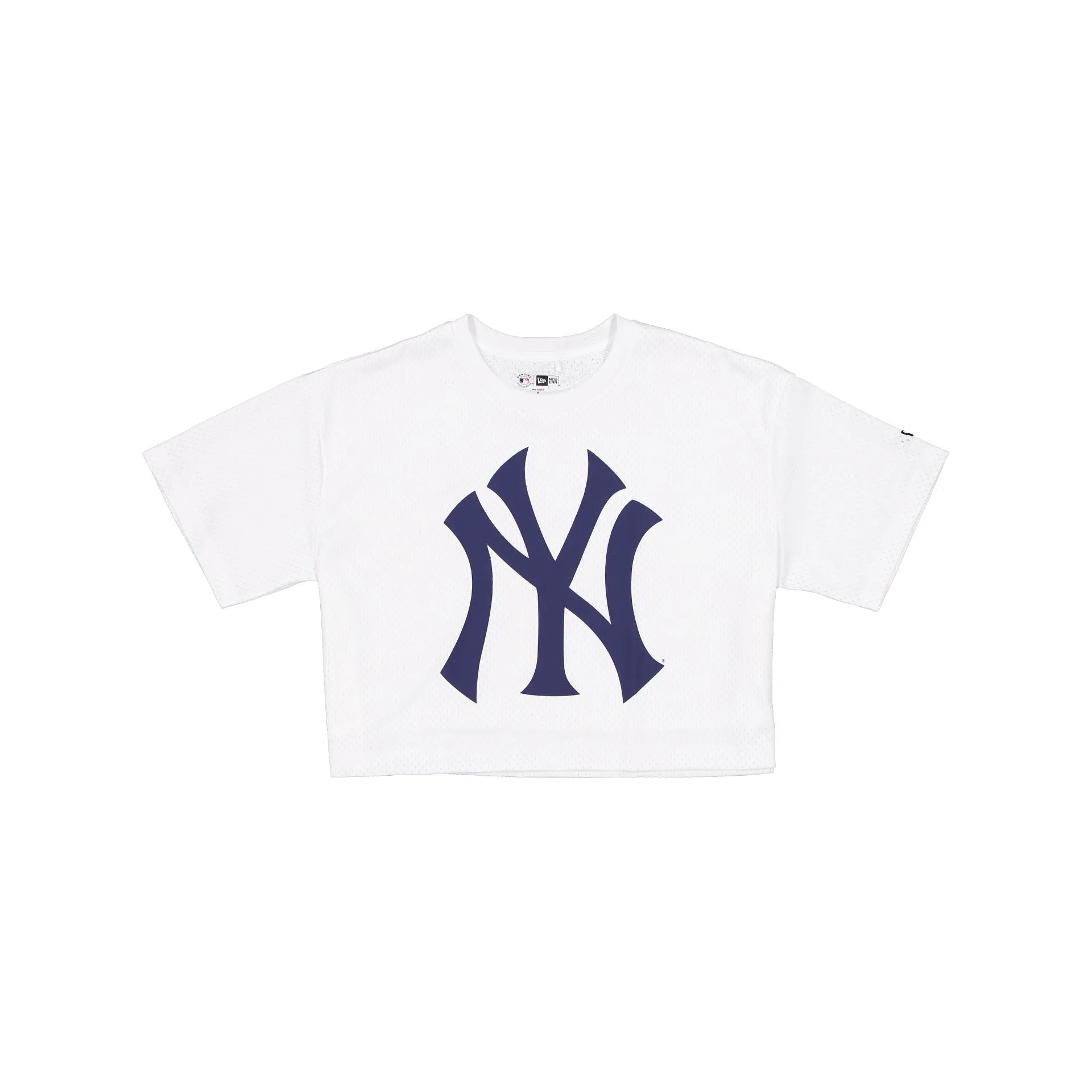 New York Yankees Summer Women's White Cropped Jersey T-Shirt sold by New Era