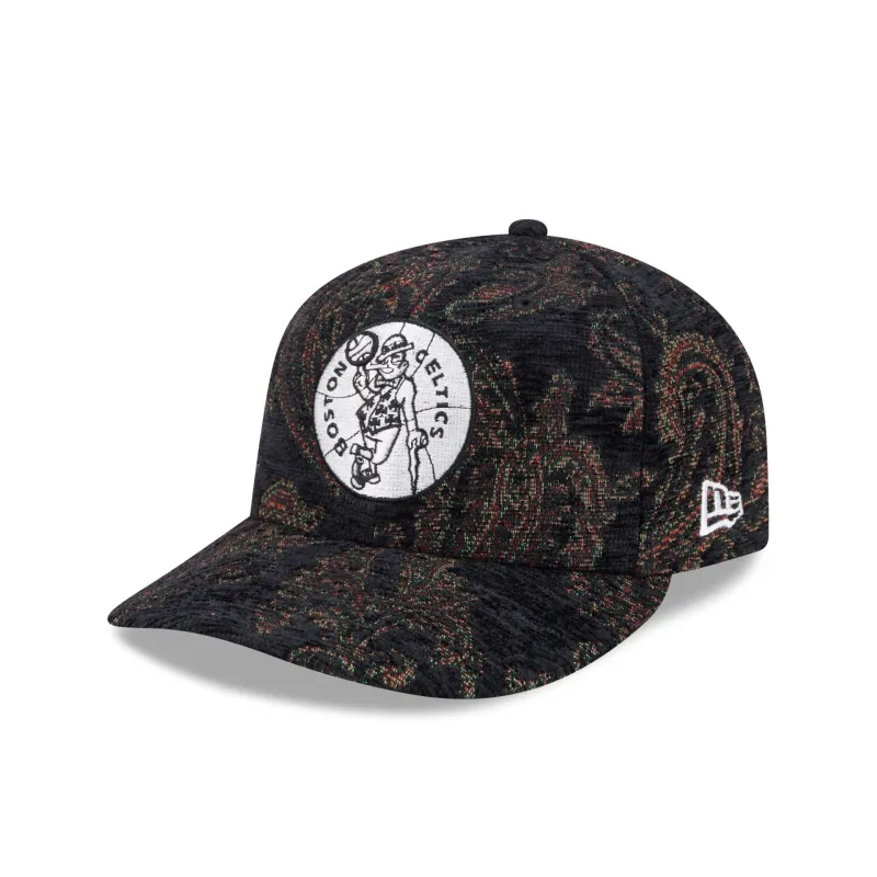 Boston Celtics Three Looms Jacquard Chenille 59FIFTY Fitted Hat made by New Era