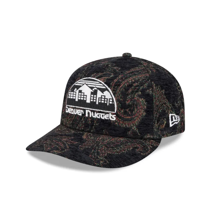 Denver Nuggets Three Looms Jacquard Chenille 59FIFTY Fitted Hat made by New Era