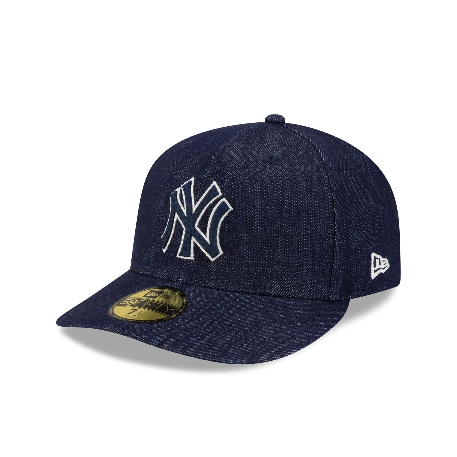 New York Yankees Chainstitch Denim 59FIFTY Fitted Hat sold by New Era