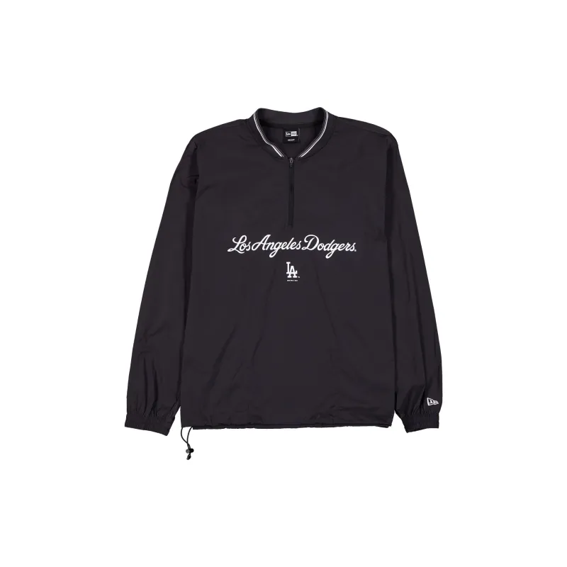 Los Angeles Dodgers Quarter-Zip Black Jacket made by New Era