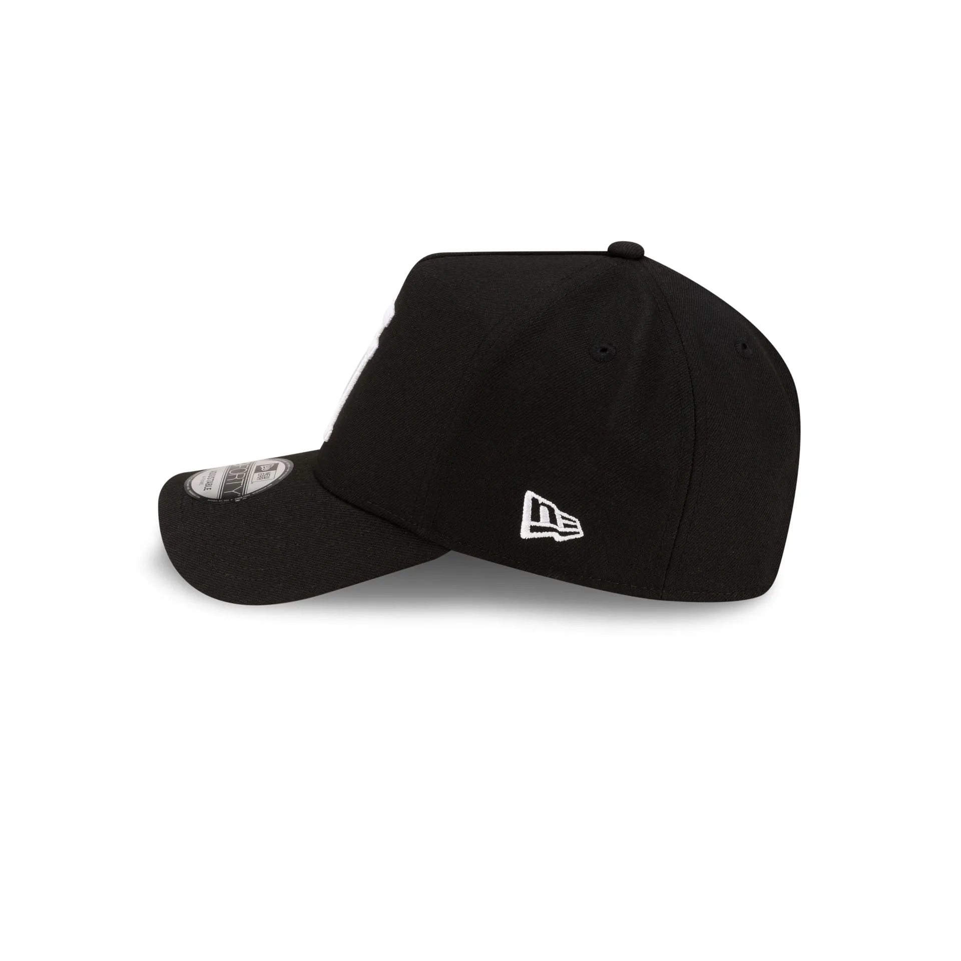 Los Angeles Dodgers Upside Down Logo Black 9FORTY A-Frame Snapback Hat sold by New Era product image thumbnail 4