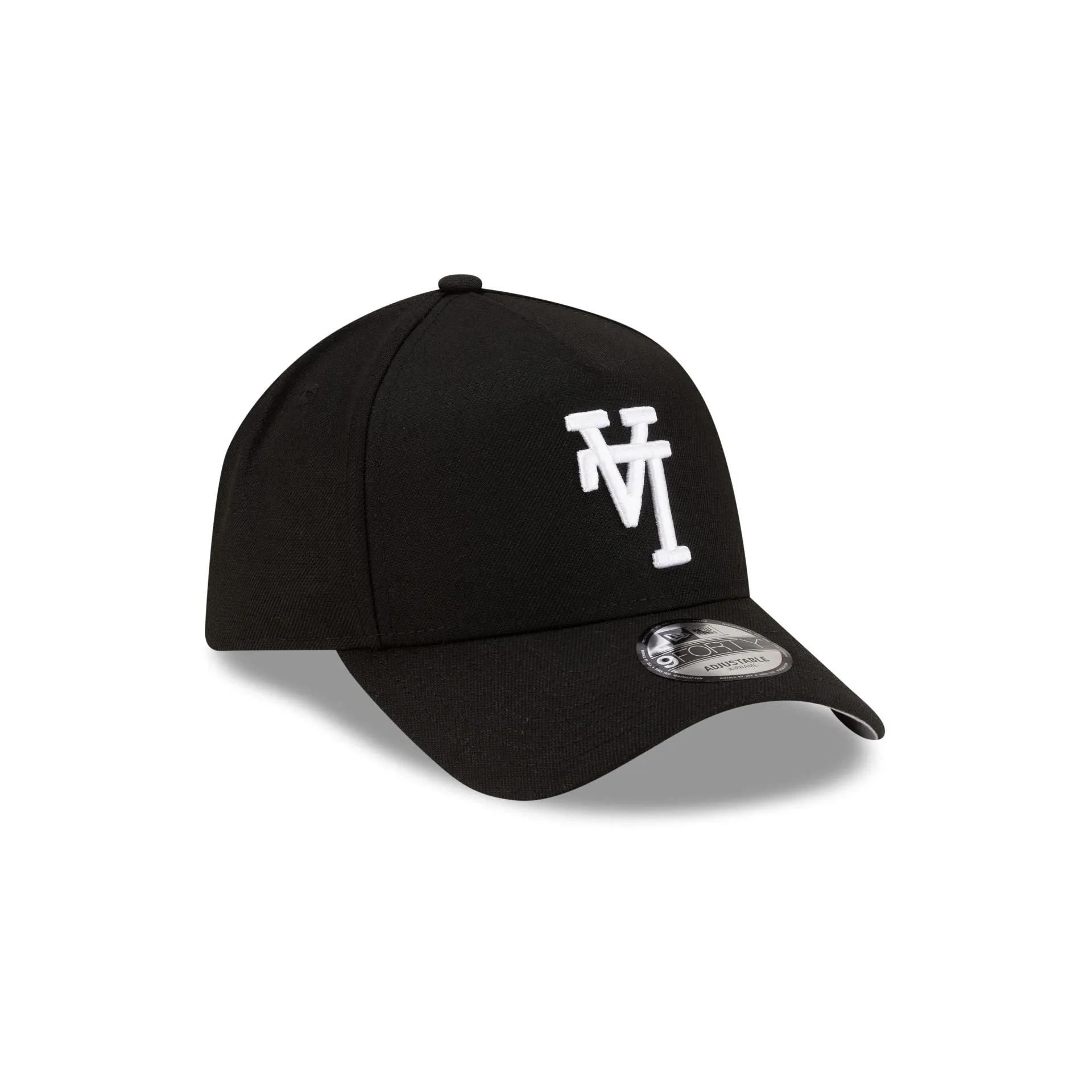 Los Angeles Dodgers Upside Down Logo Black 9FORTY A-Frame Snapback Hat sold by New Era product image thumbnail 3