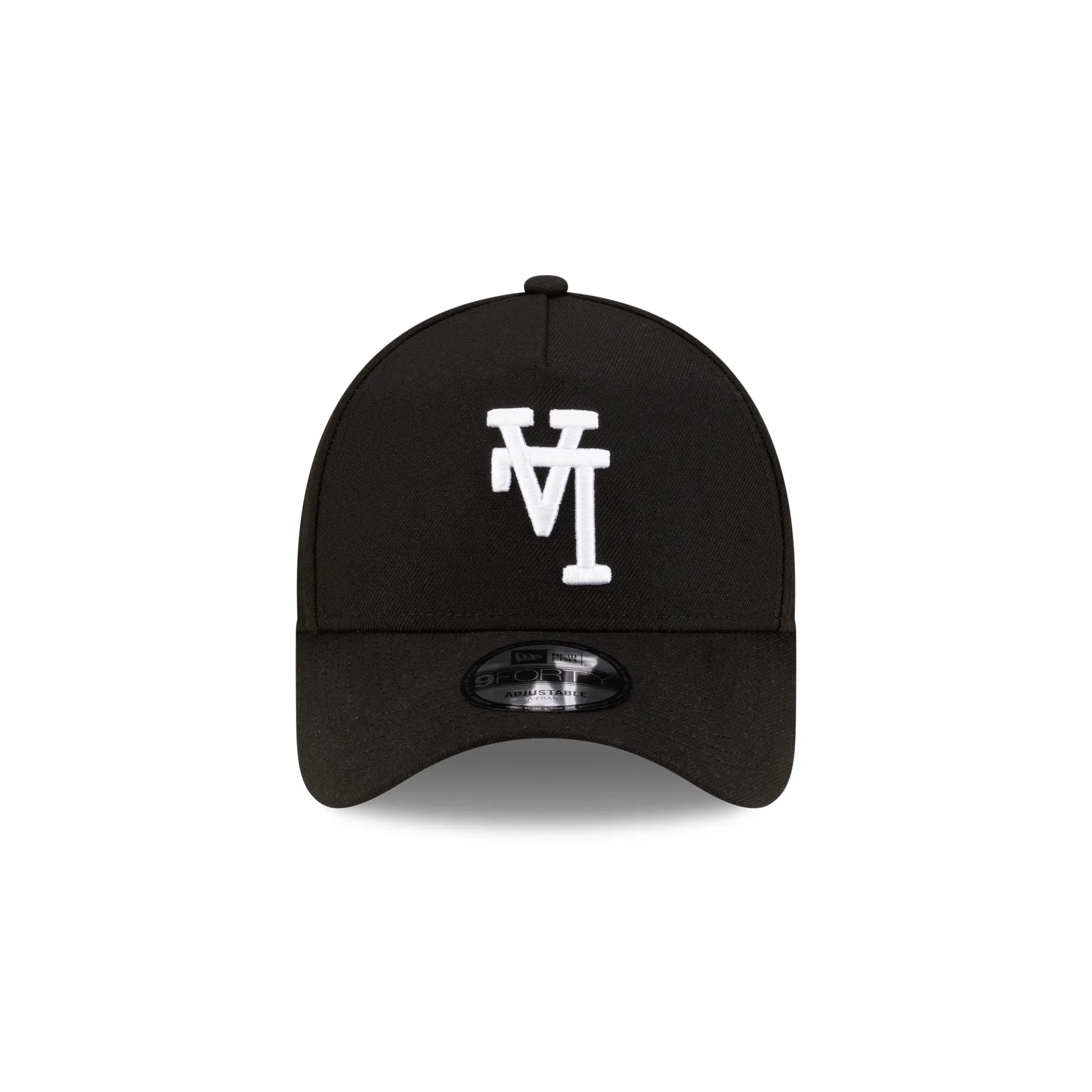 Los Angeles Dodgers Upside Down Logo Black 9FORTY A-Frame Snapback Hat sold by New Era product image thumbnail 2
