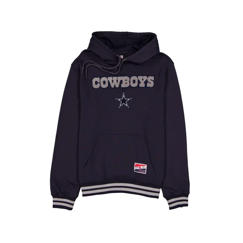 Dallas Cowboys Throwback Felt Logo Hoodie made by New Era