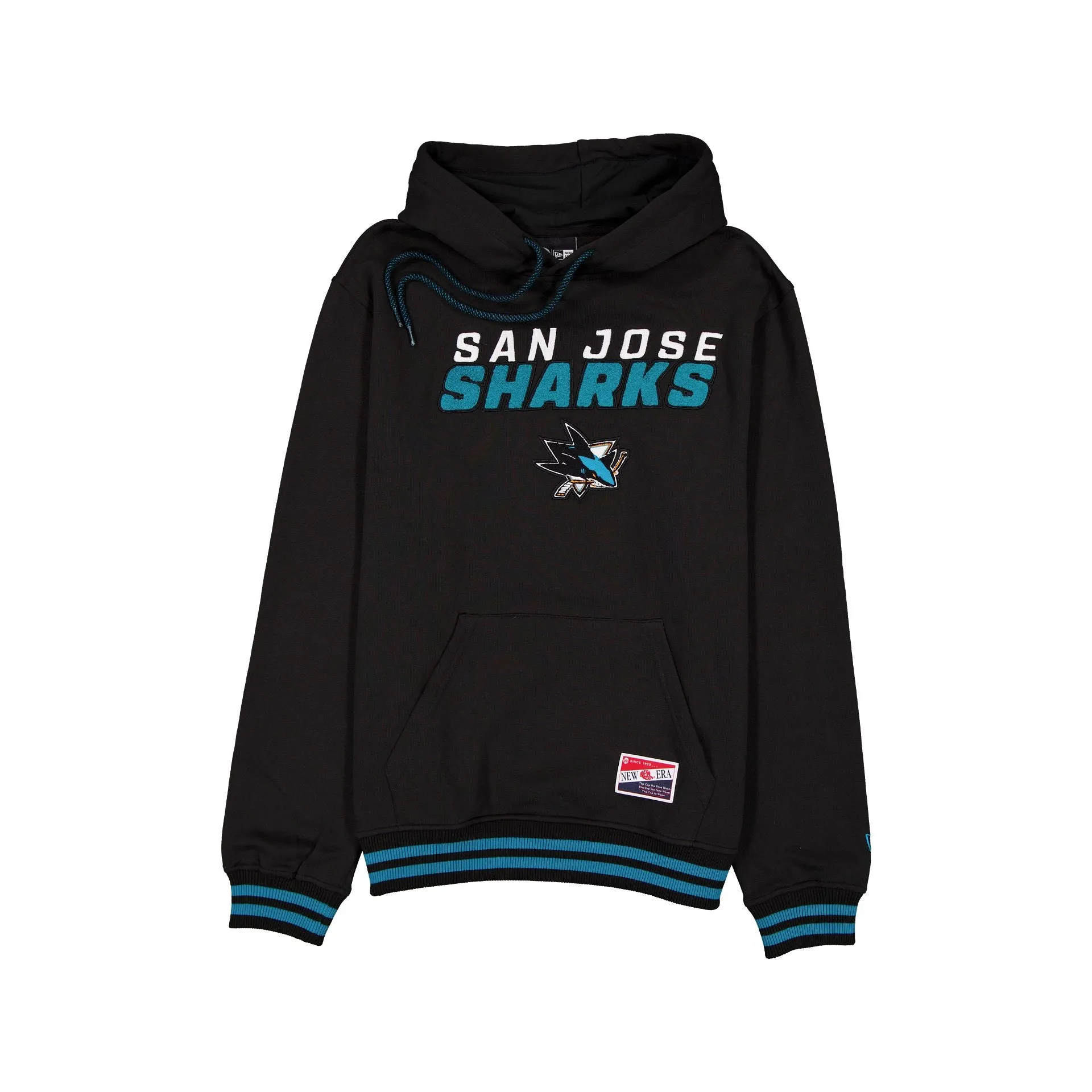 San Jose Sharks Throwback Felt Logo Hoodie sold by New Era