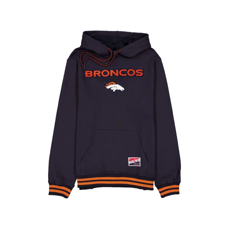 Denver Broncos Throwback Felt Logo Hoodie made by New Era