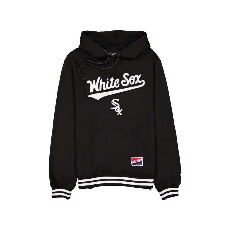 Chicago White Sox Throwback Felt Logo Hoodie made by New Era