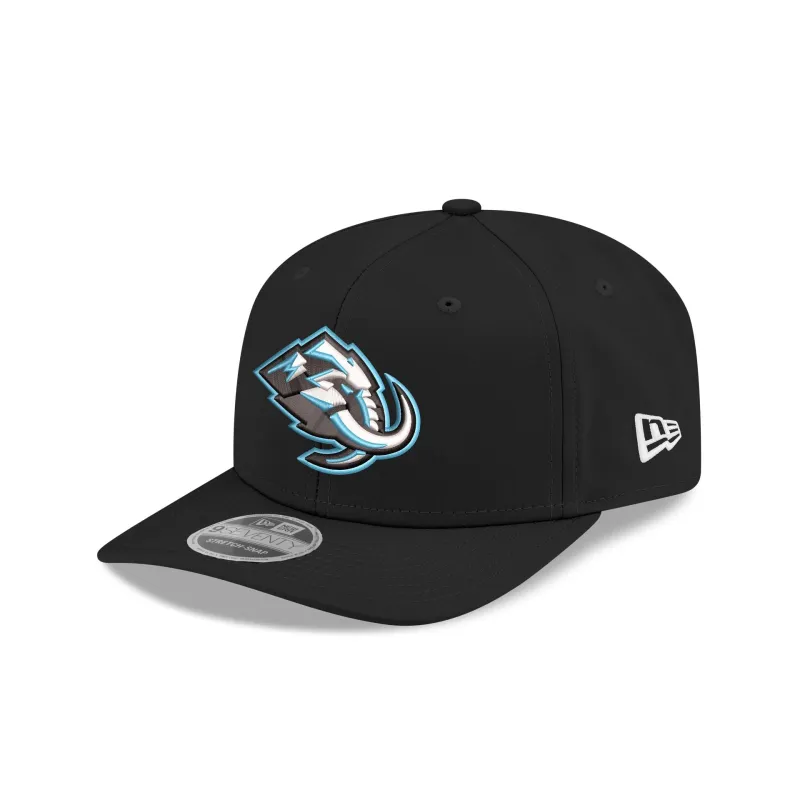 Utah Mammoth Black 9SEVENTY Stretch-Snap Hat made by New Era