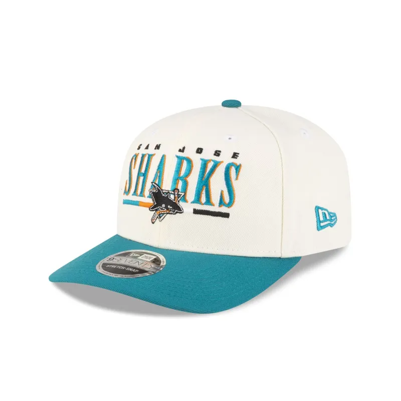 San Jose Sharks First Shot 9SEVENTY Stretch-Snap Hat made by New Era