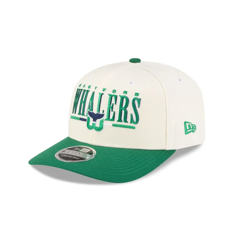 Hartford Whalers First Shot 9SEVENTY Stretch-Snap Hat made by New Era