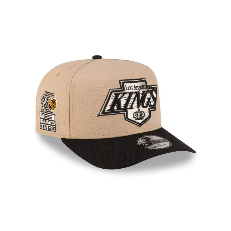 Los Angeles Kings Camel 9FIFTY A-Frame Snapback Hat made by New Era