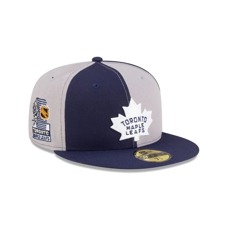 Toronto Maple Leafs Pinwheel 59FIFTY Fitted Hat made by New Era
