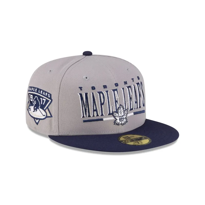 Toronto Maple Leafs First Shot 59FIFTY Fitted Hat made by New Era