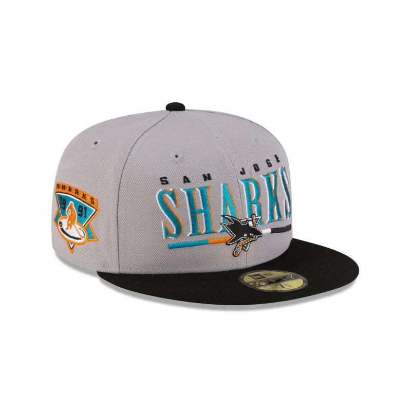 San Jose Sharks First Shot 59FIFTY Fitted Hat made by New Era