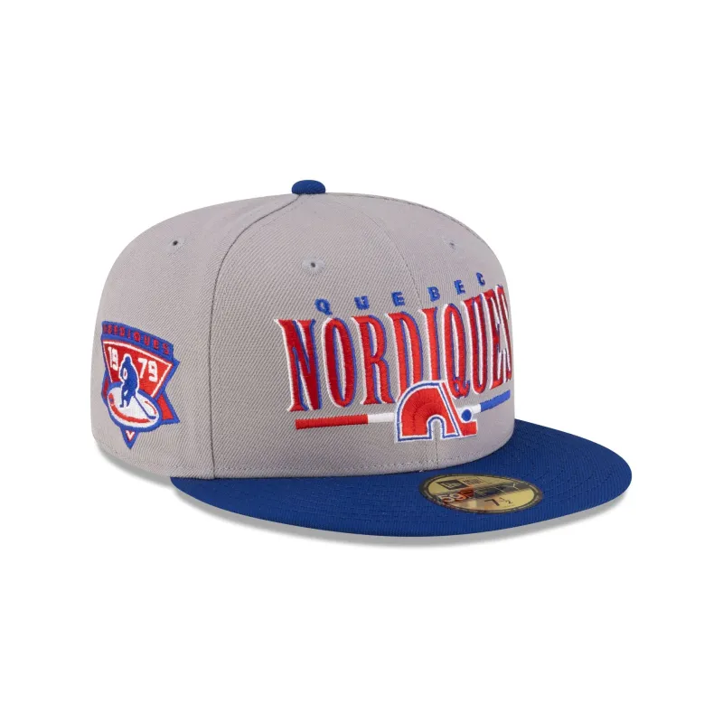 Quebec Nordiques First Shot 59FIFTY Fitted Hat made by New Era