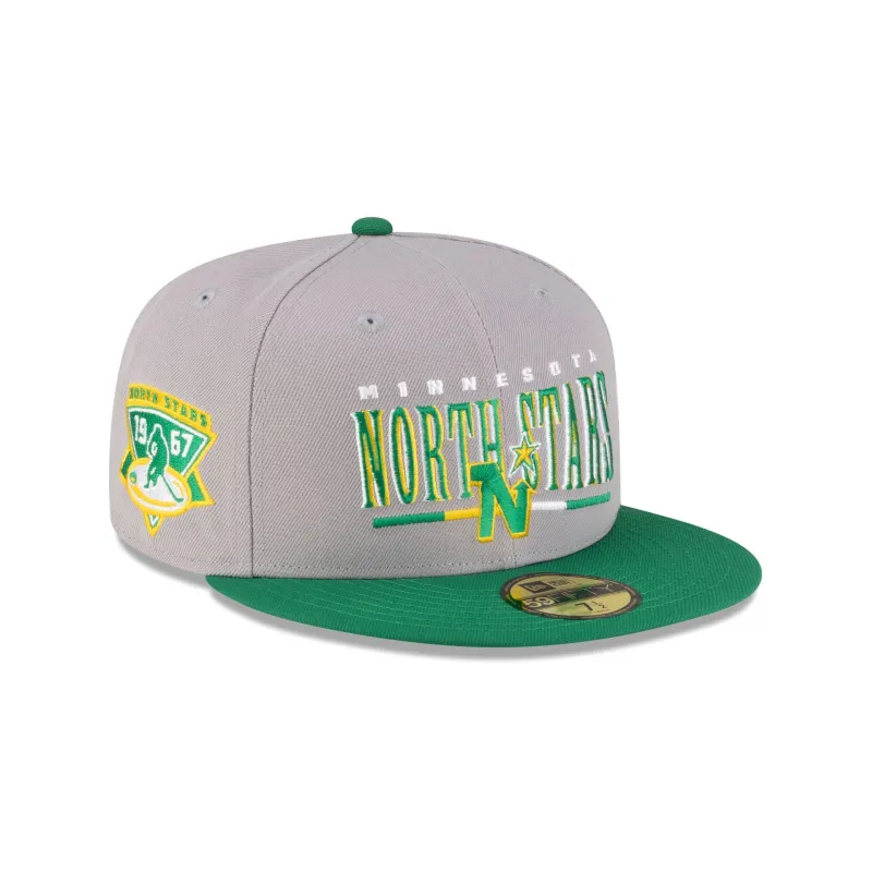 Minnesota North Stars First Shot 59FIFTY Fitted Hat made by New Era