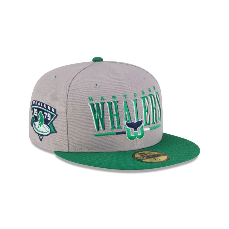 Hartford Whalers First Shot 59FIFTY Fitted Hat made by New Era