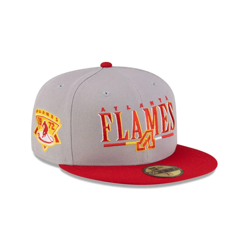 Atlanta Flames First Shot 59FIFTY Fitted Hat made by New Era