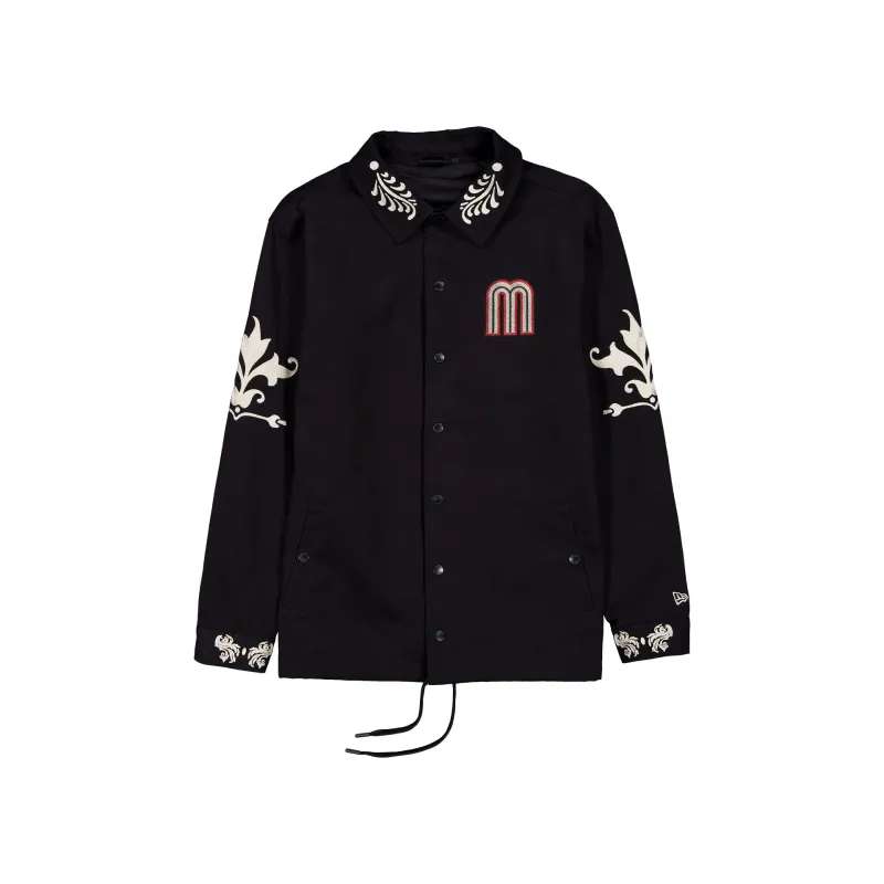 Mexico Baseball Script Coaches Jacket made by New Era