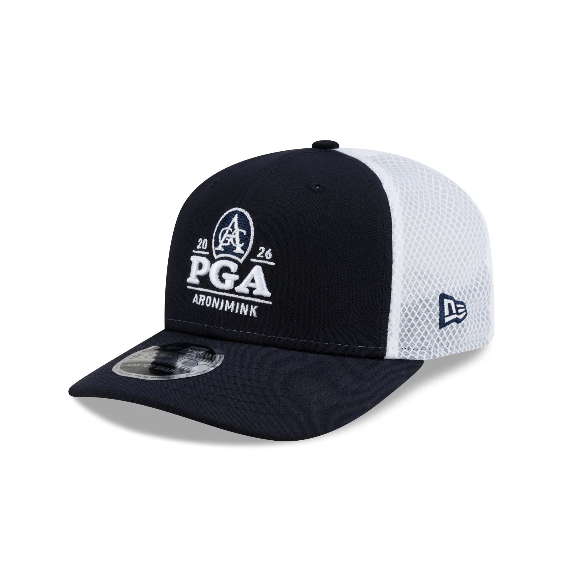 2026 PGA Championship Aronimink Navy 9SEVENTY Trucker Hat sold by New Era