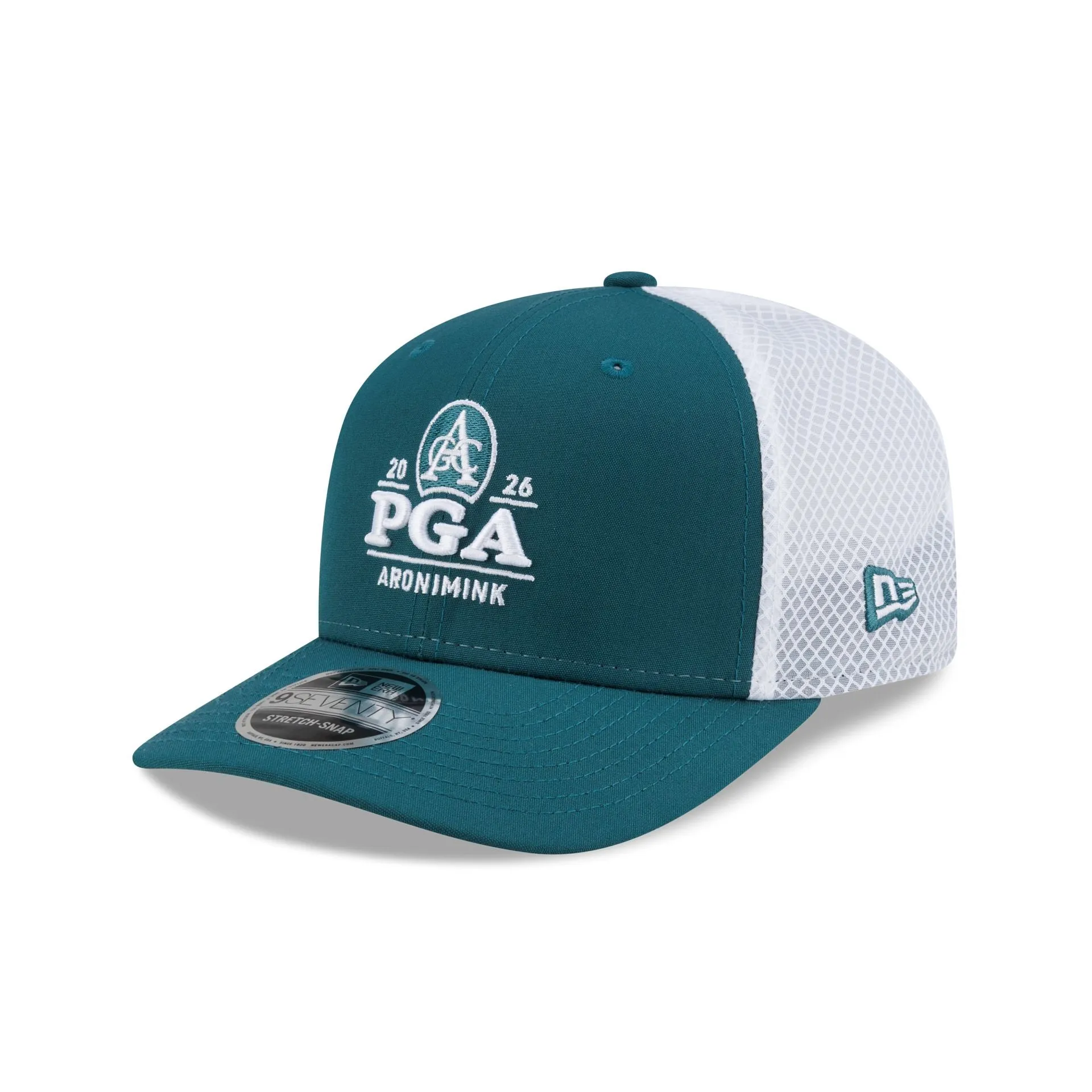 2026 PGA Championship Aronimink Green 9SEVENTY Trucker Hat sold by New Era