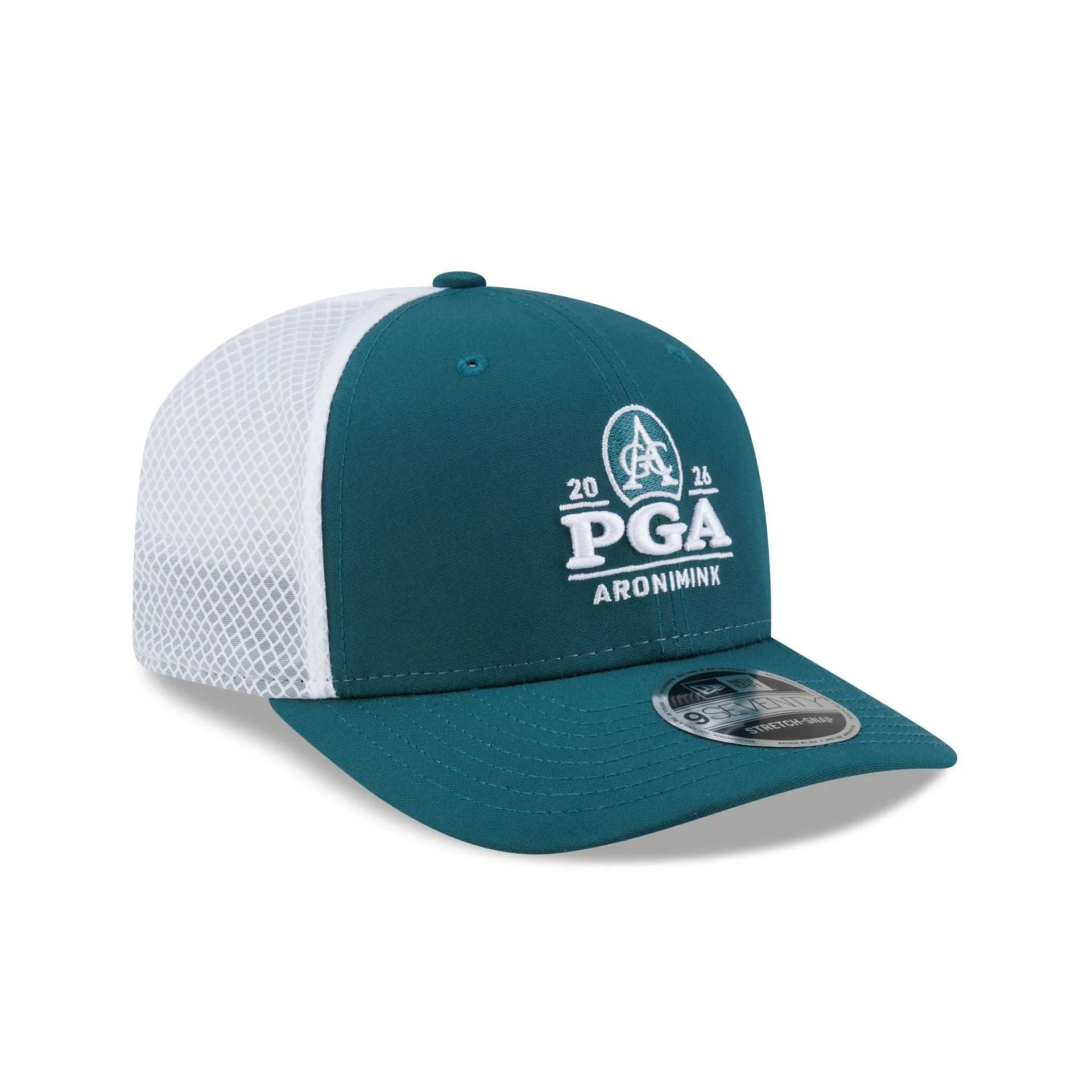 2026 PGA Championship Aronimink Green 9SEVENTY Trucker Hat sold by New Era product image thumbnail 3