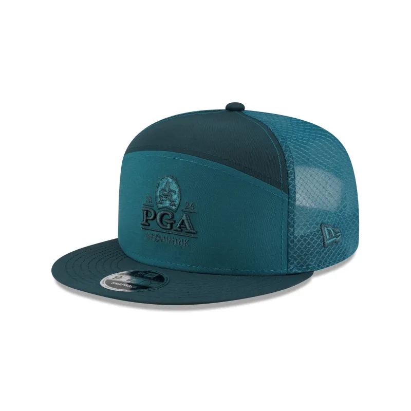 2026 PGA Championship Aronimink Green Split Panel 9FIFTY Trucker Hat made by New Era