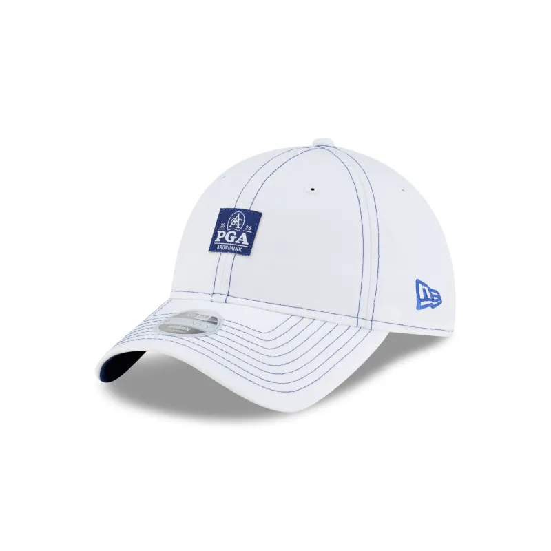 2026 PGA Championship Aronimink Light Royal Tag Women's 9TWENTY Adjustable Hat made by New Era