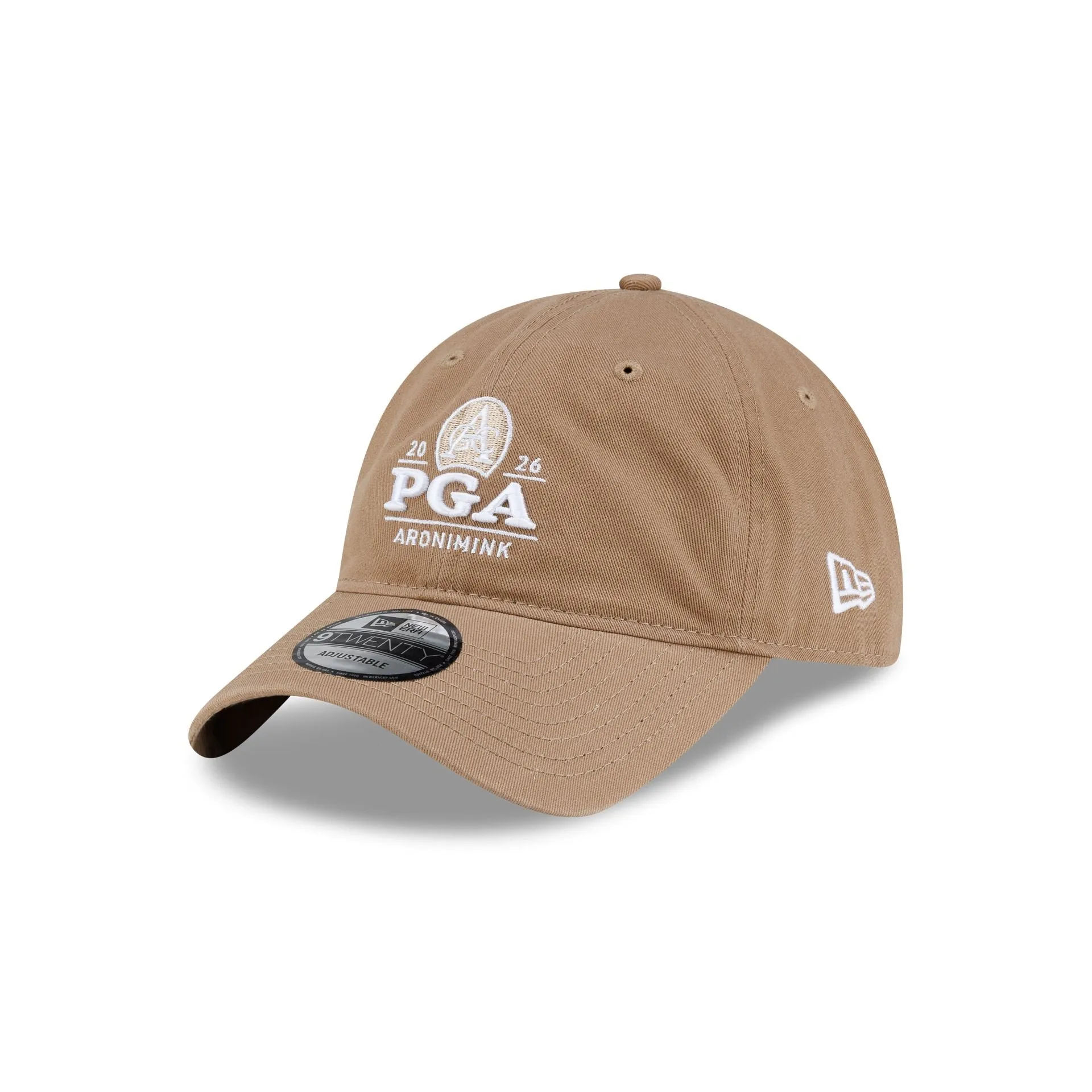 2026 PGA Championship Aronimink Khaki 9TWENTY Adjustable Hat sold by New Era
