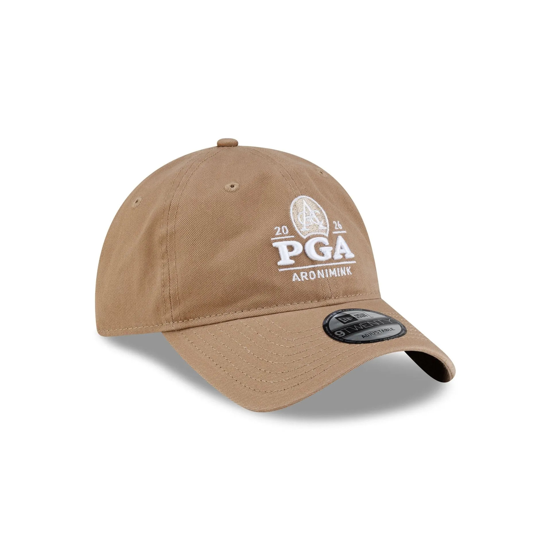 2026 PGA Championship Aronimink Khaki 9TWENTY Adjustable Hat sold by New Era product image thumbnail 3