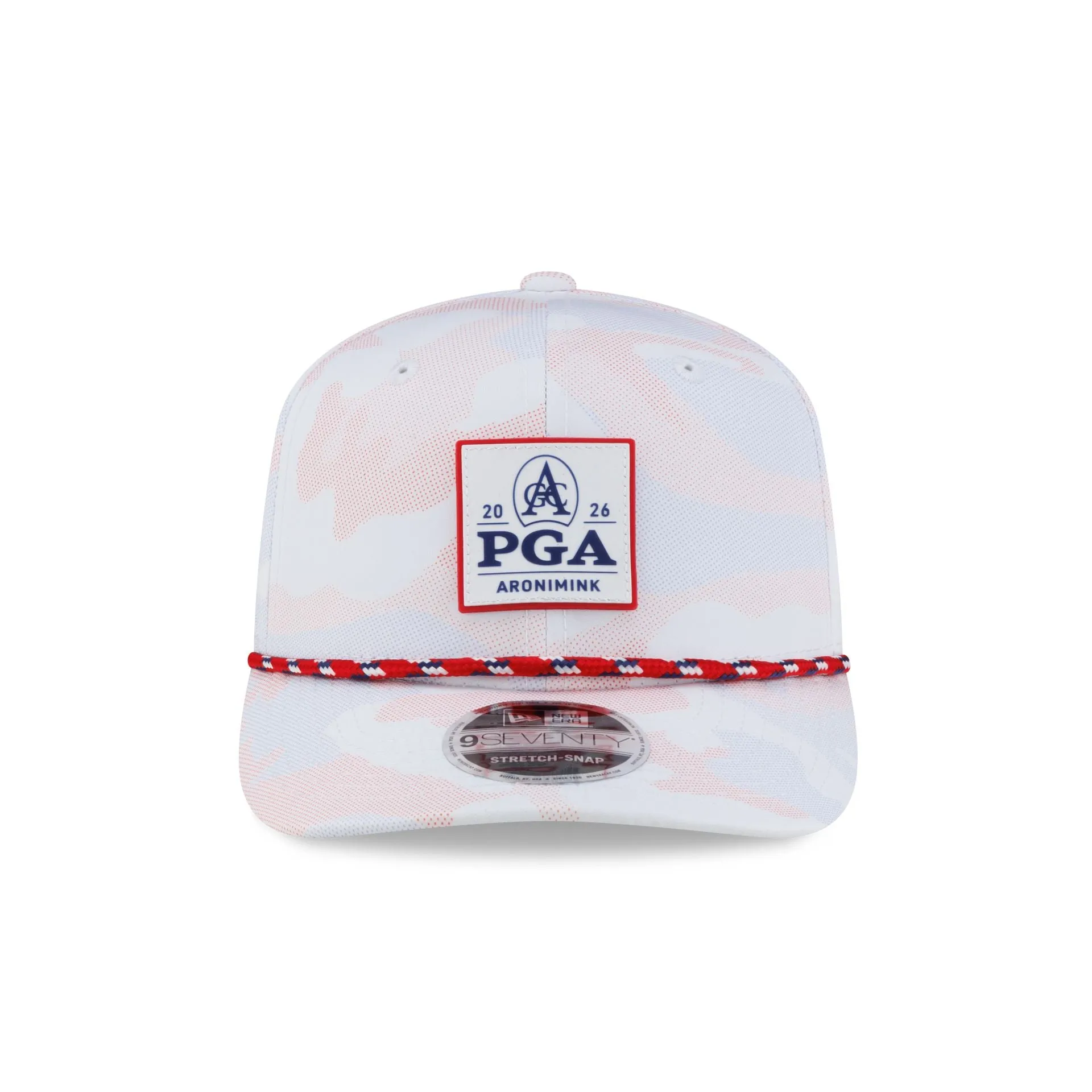 2026 PGA Championship Aronimink Scarlet Camo 9SEVENTY Stretch-Snap Hat sold by New Era product image thumbnail 2