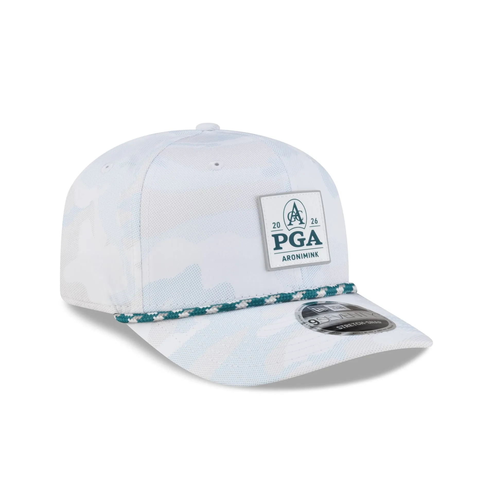 2026 PGA Championship Aronimink Green Camo 9SEVENTY Stretch-Snap Hat sold by New Era product image thumbnail 3