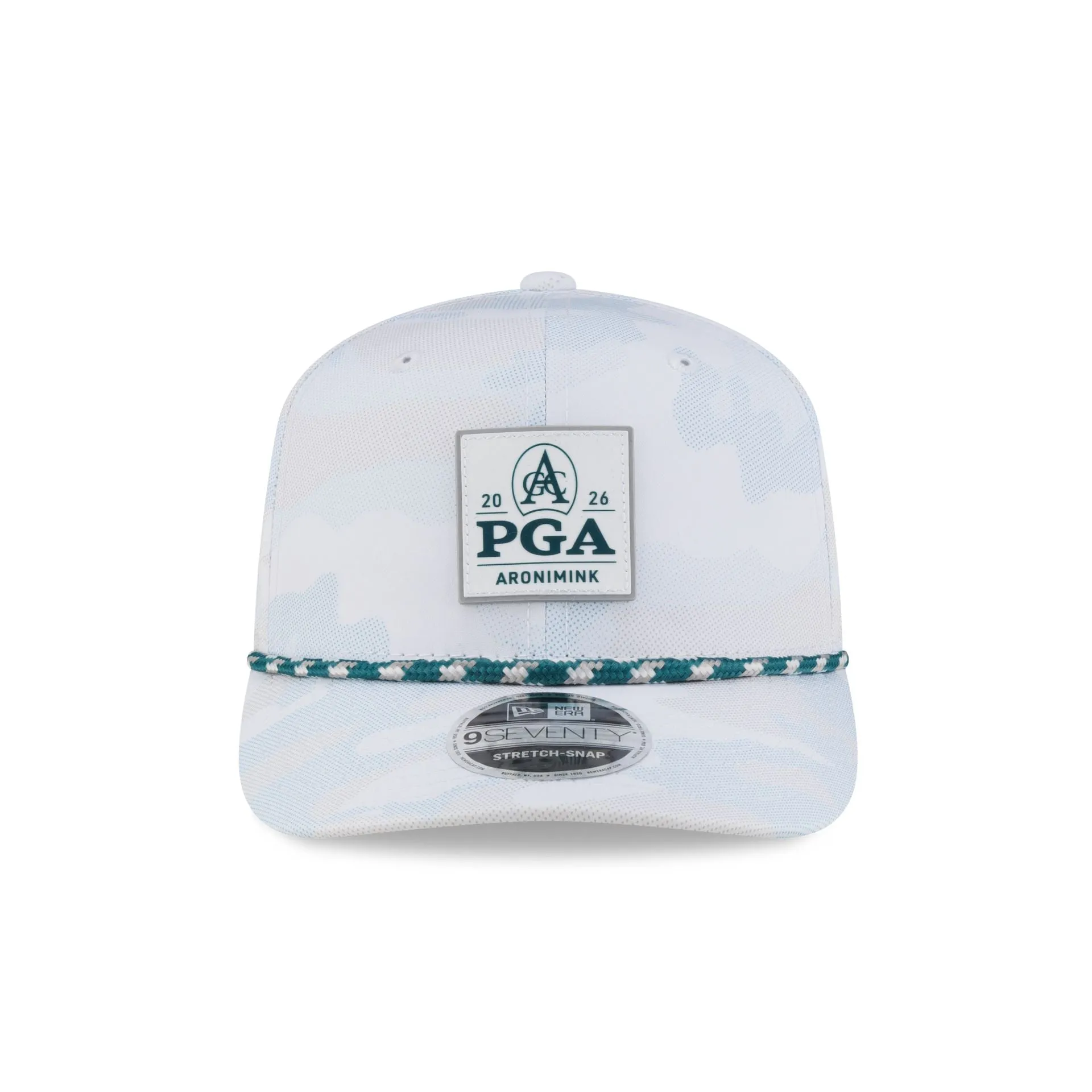 2026 PGA Championship Aronimink Green Camo 9SEVENTY Stretch-Snap Hat sold by New Era product image thumbnail 2