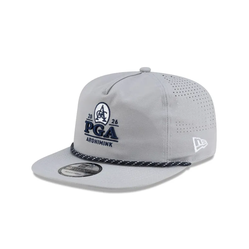 2026 PGA Championship Aronimink Performance Gray 19TWENTY Adjustable Hat made by New Era